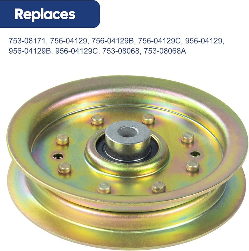 GUSUHAWK 753-08171 Idler Pulley Kit Replaces Cub Cadet 756-04129B, 756-04129, 753-08171, 753-08068 for Cub Cadet RZT 50, RZT 54, RZT 42, LT1042, LT1045, LT2000, LTX 1040, LTX 1050, SLTX 1054 Tractors - Image 3